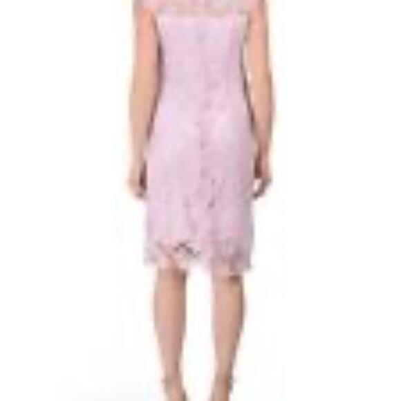 NANETTE LEPORE PURPLE LACE SHEATH DRESS SIZE 8 - Picture 2 of 7